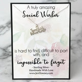 Social worker quote impossible to forget