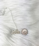 Social Worker Make The World A Better Place Sterling Silver Necklace