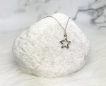 Sisters Are Like Stars Quote Gift Idea Sterling Silver Star Necklace