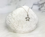 Sisters Are Like Stars Quote Gift Idea Sterling Silver Star Necklace