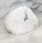 Loss of Sister Sympathy Cardinal Sterling Silver Necklace