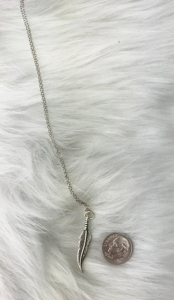 Silver V Necklace 