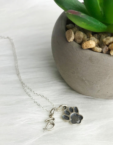 Custom Paw Print Necklace Actual Paw Necklace Nose Print Necklace Pet  Memorial Gifts Dog Tag Men's Necklace - Etsy