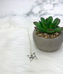 Go Fly Self-Love Affirmation Keepsake Sterling Silver Butterfly Necklace