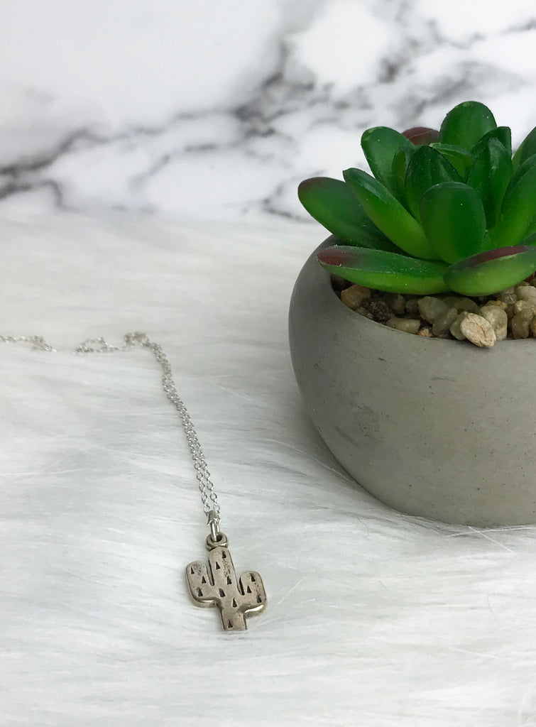Favorite Prick Funny Friendship Gift Sterling Silver Cactus
