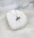 Legend of the Dragonfly Sympathy Gift Sterling Silver Necklace