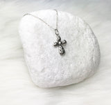 sterling silver cross for goddaughter