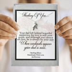 cardinal meaning loss of dad sympathy gift