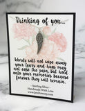 Thinking Of You Sympathy Gift Memories Remain Sterling Silver Angel Wing Necklace