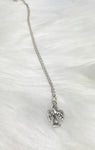 God Has Your Back Dainty Angel Necklace Sterling Silver