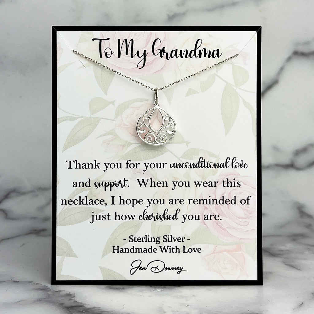 Brenda Heart and Stars Pendant Necklace, Sisters Necklaces, Sister Quotes  Jewelry Greeting Card - Quan Jewelry