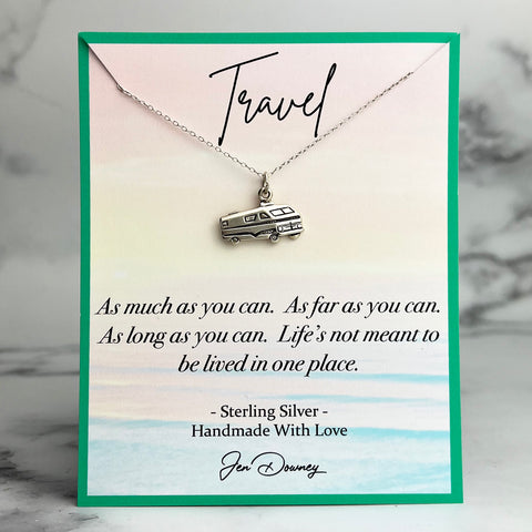 travel quote rv necklace