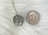 Mom Gift Mothers Plant The Seeds of Love Sterling Silver Tree Necklace