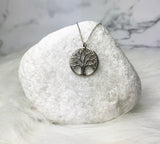 Thinking Of You Miscarriage Gift Take Time To Heal Sterling Silver Tree Necklace