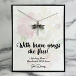 with brave wings she flies