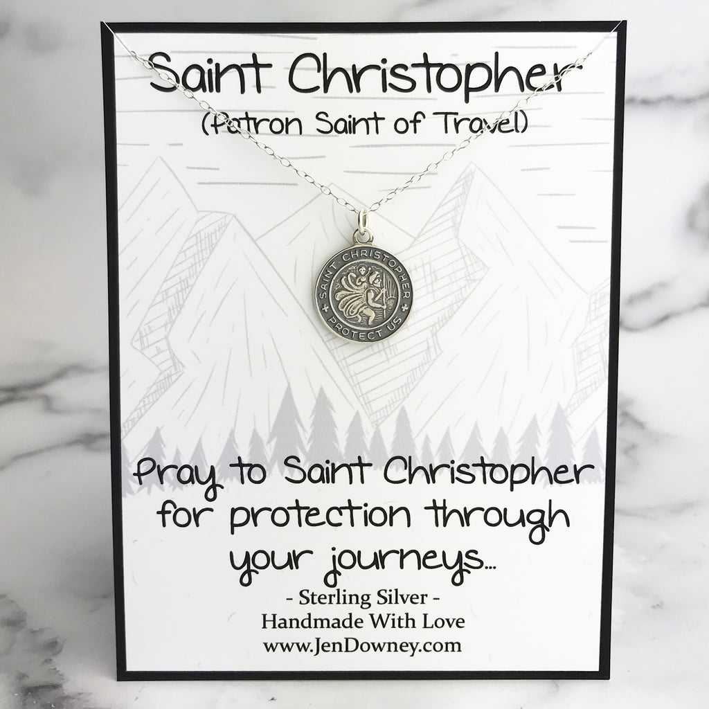 St Christopher Necklace – WarriorbyNaomi