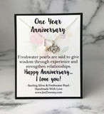 one year anniversary gift fresh water pearl meaning