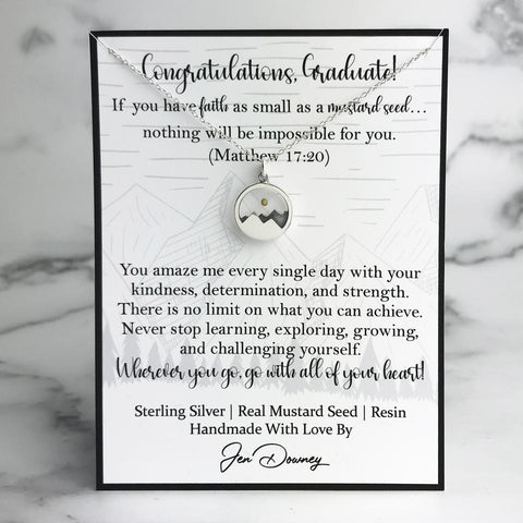 graduation mustard seed gift