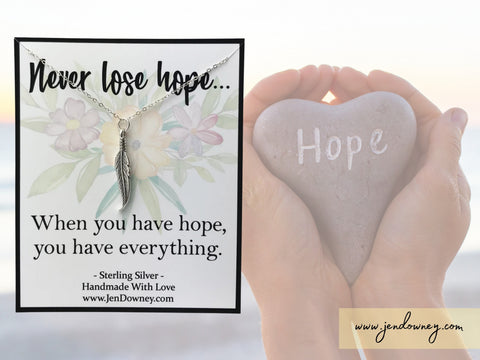 never lose hope when you have faith you have everything inspirational quote