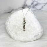 sterling silver goddess necklace