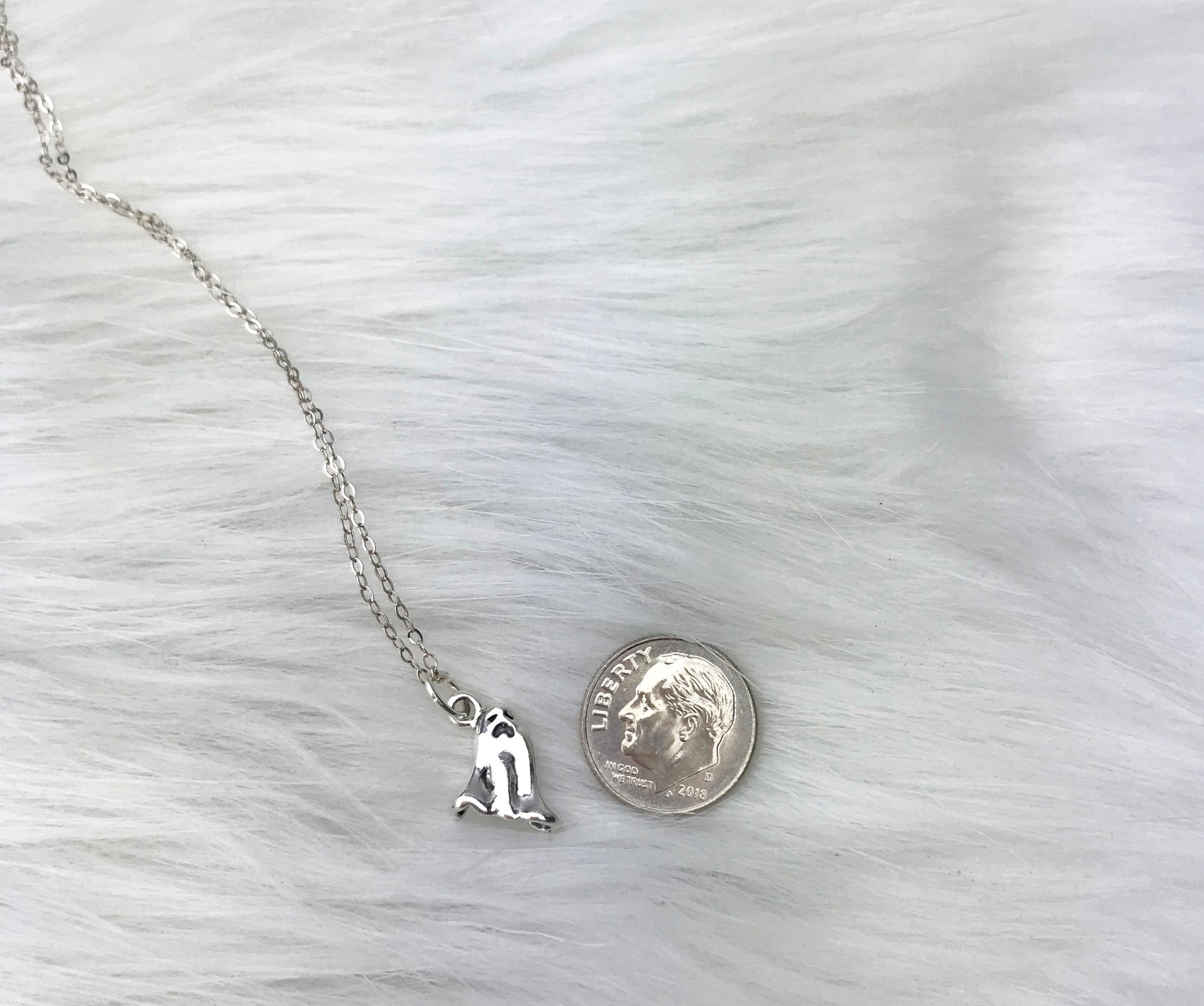 Sterling silver ghost jewelry