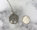 Teachers Plant The Seeds Of Knowledge Sterling Silver Tree Necklace